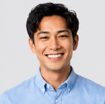 Man smiling