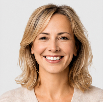 Woman smiling