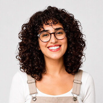 Woman smiling