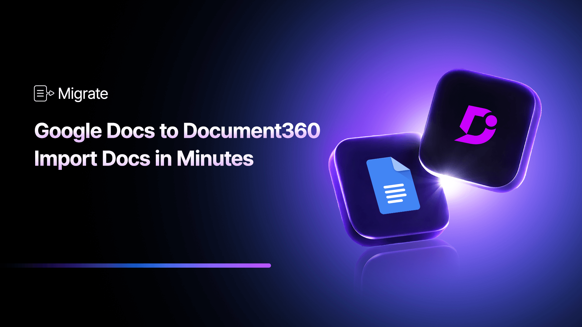Google Docs to Document360 migration