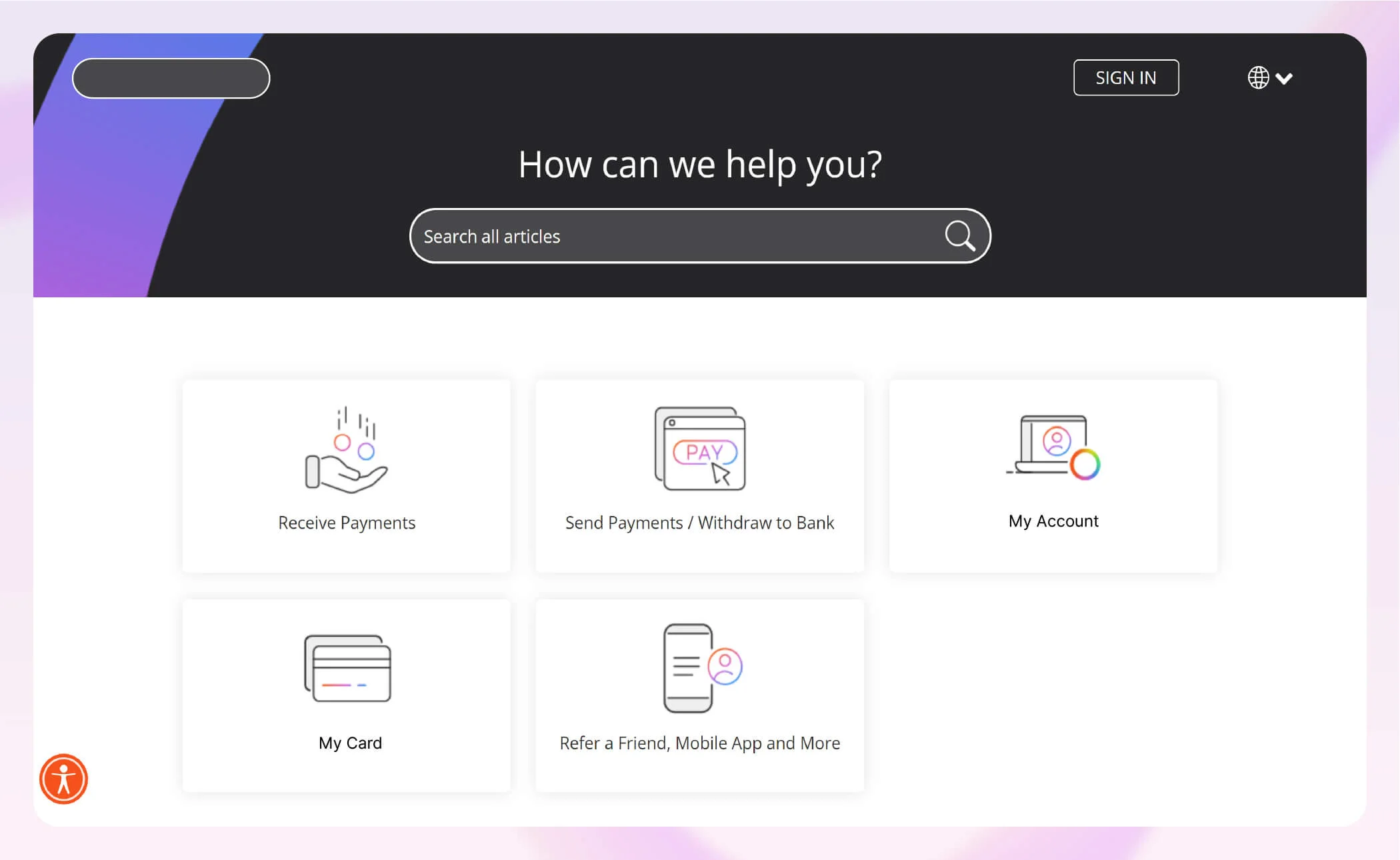 self service knowledge base