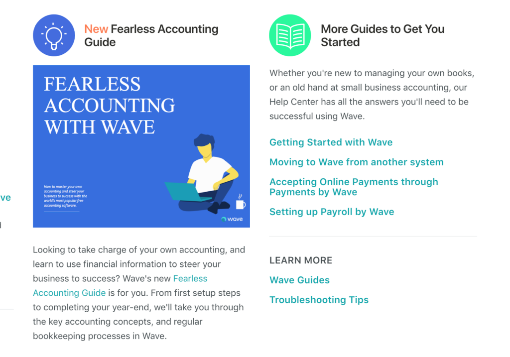 Wave accounting software