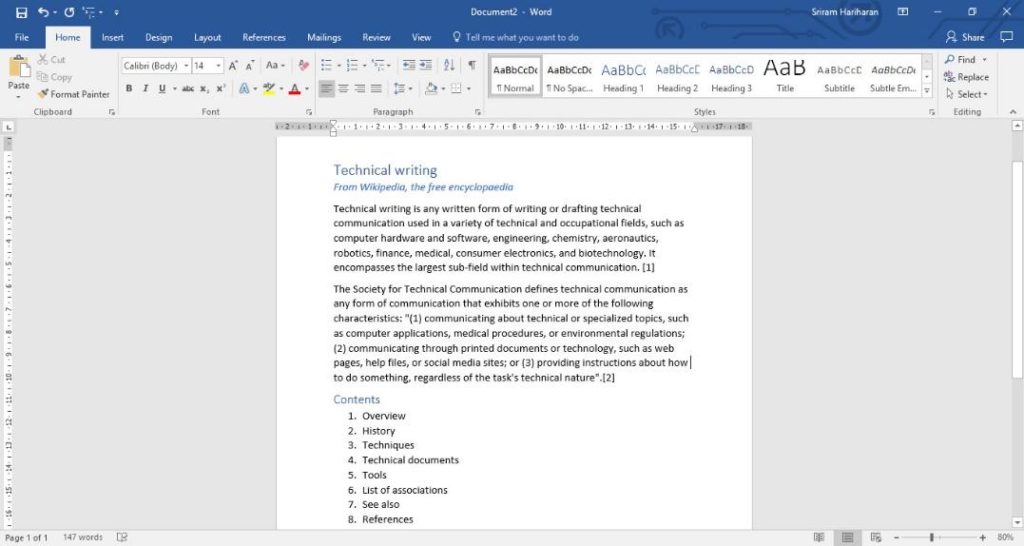 Microsoft Word Tools for Technical Writing -Document360