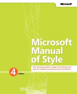 Microsoft-manual-style