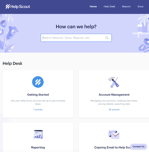 helpscout knowledge base examples
