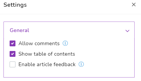 Article feedback option in knowledge base -Document360