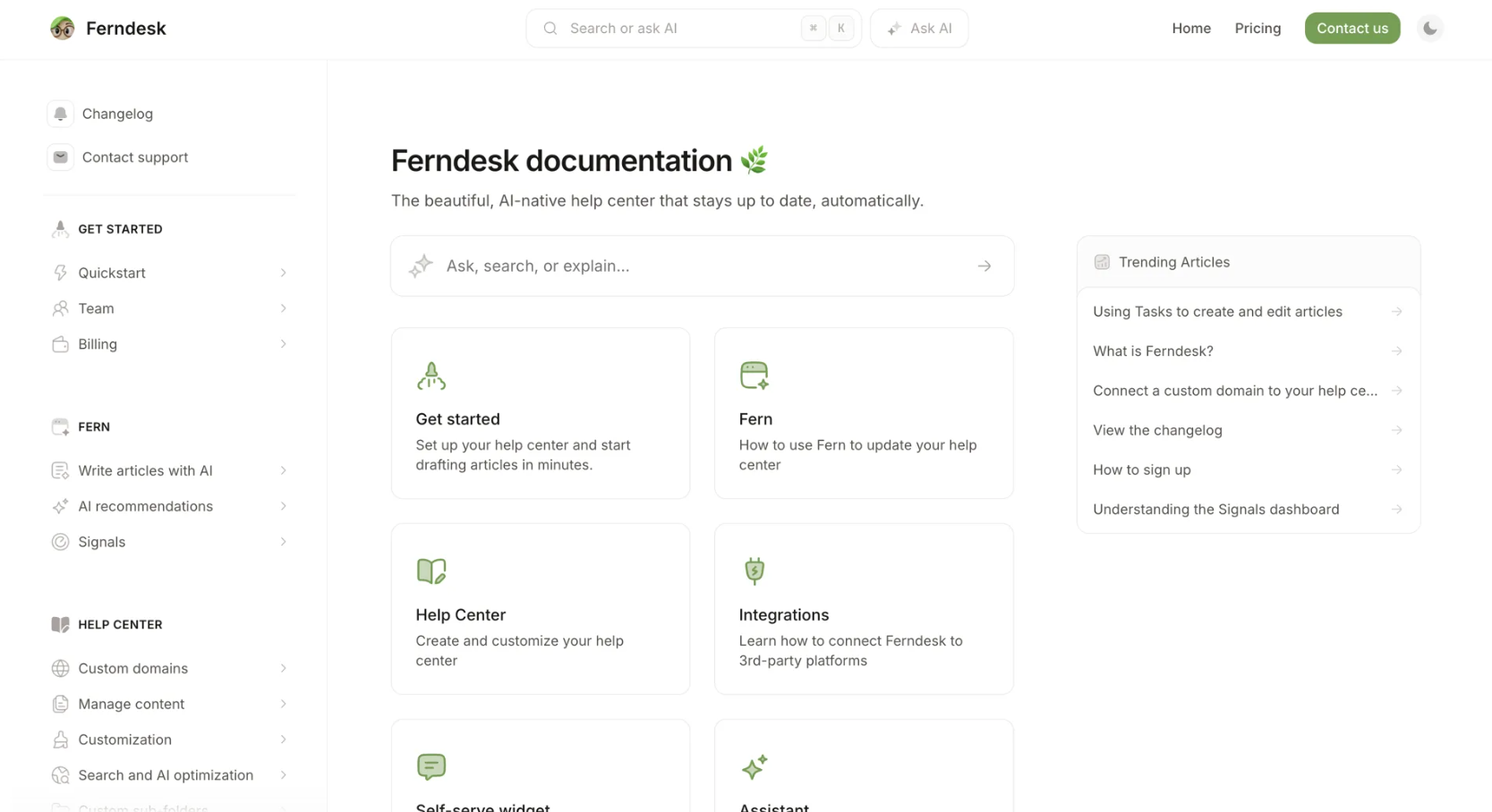 Ferndesk