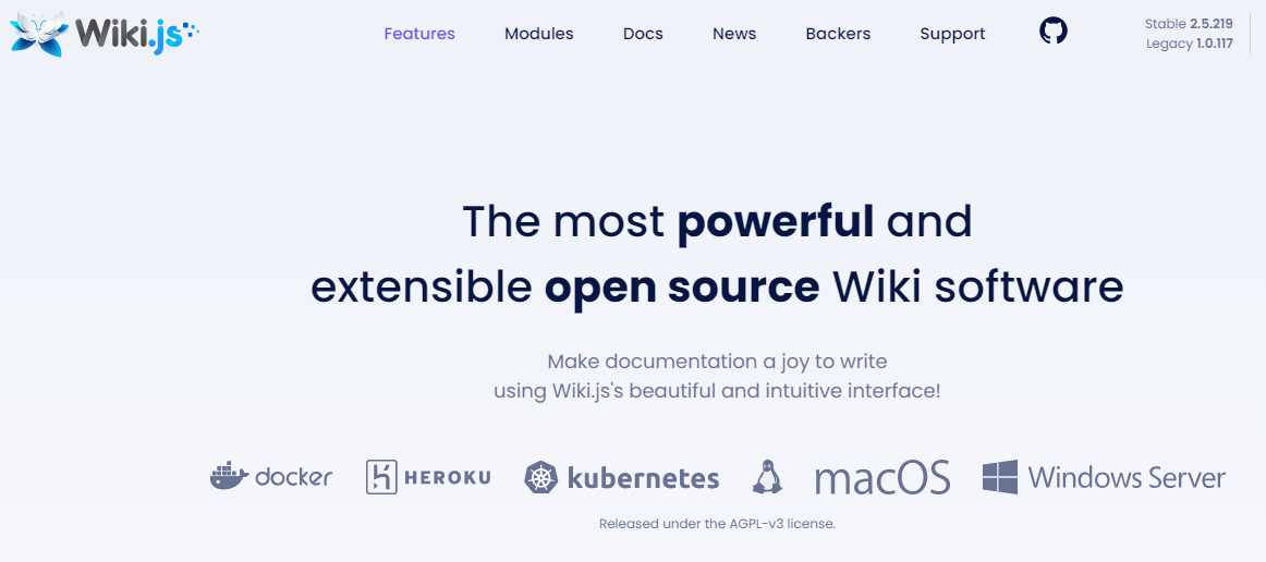 Your connected workspace for wiki, docs & projects