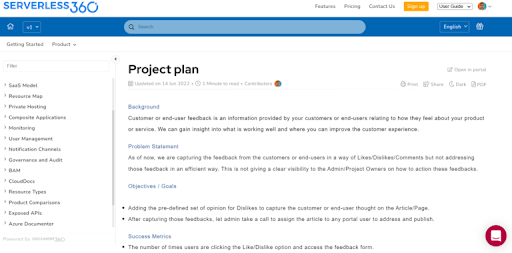 Project Documentation - Serverless360