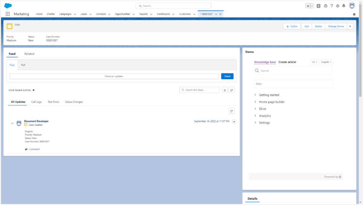 Salesforce & Document360 Instil wisdom into your CRM