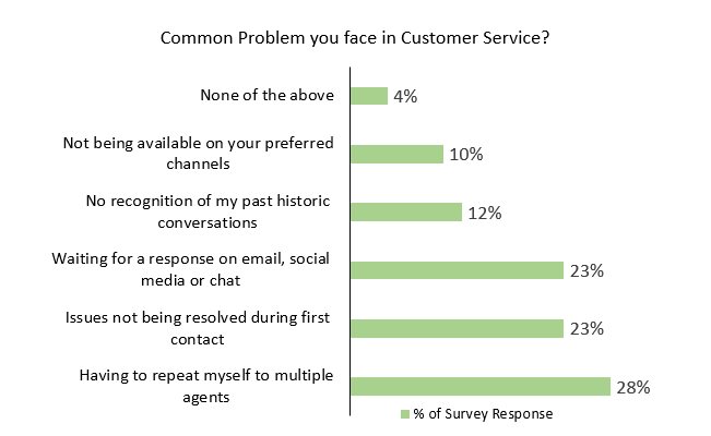 common problem face in customer service