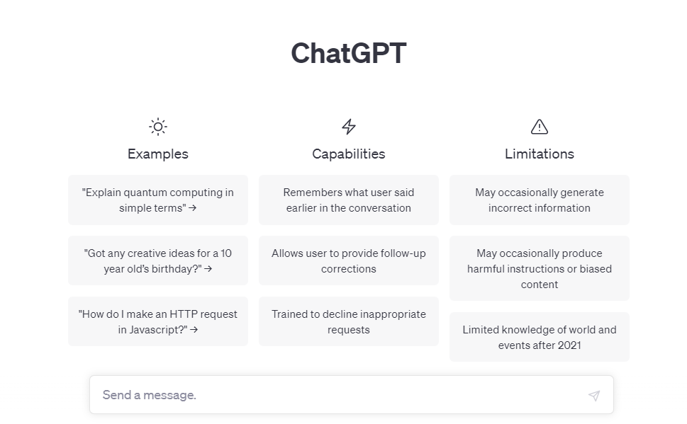 what is chatgpt
