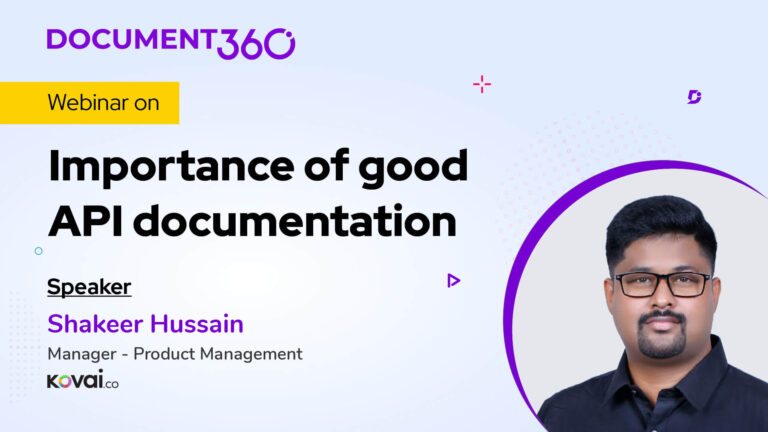 Importance of good API documentation