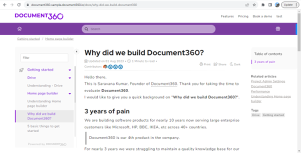 Build Document360