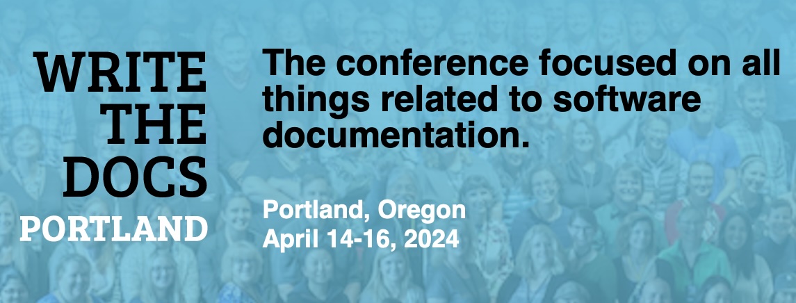 Write the Docs 2024 conference