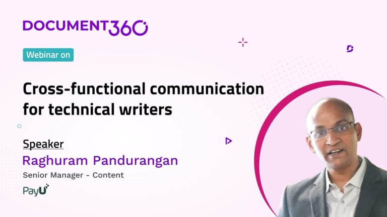Cross-functional communication for technical writers