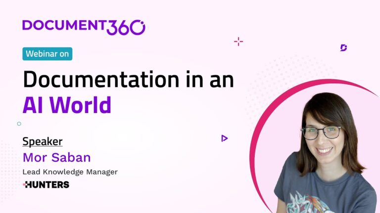 Documentation in an AI world