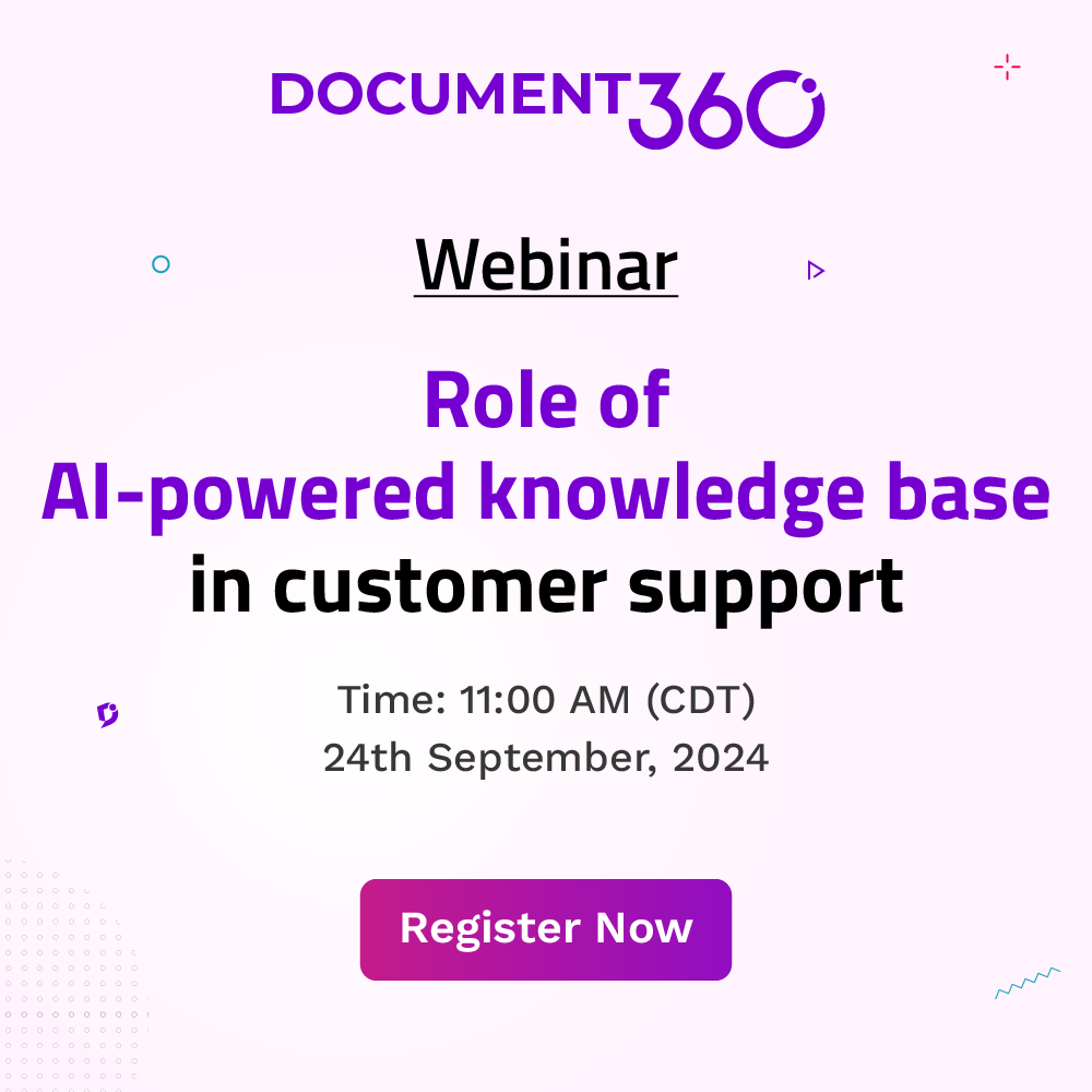 Role of AI powered knowledge base in customer support