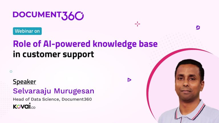 Role of AI-powered knowledge base in customer support