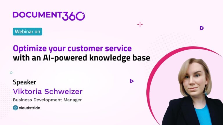 Optimize your Customer Service with an AI Powered Knowledge Base