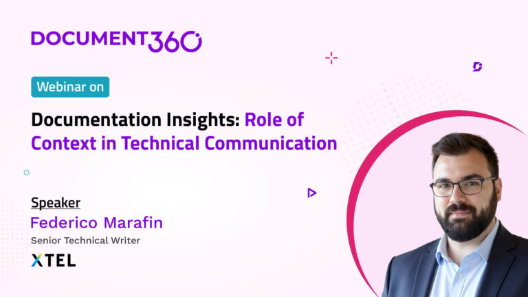 Documentation Insights: Role of Context in Technical Communication