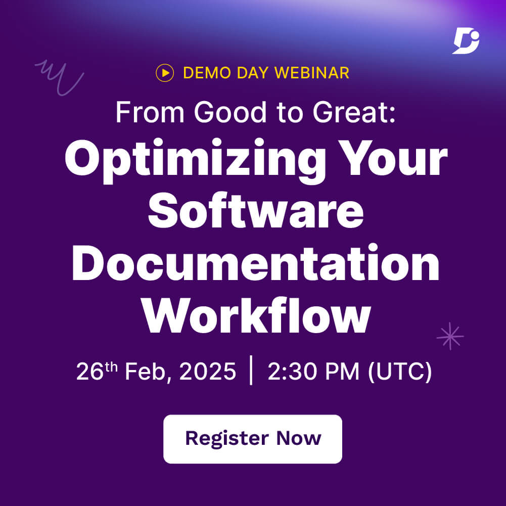 From good to great: Optimizing your software documentation workflow