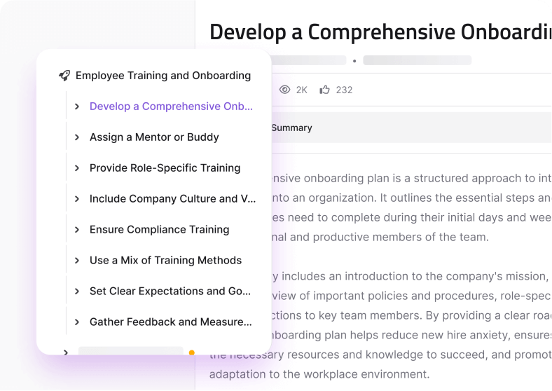 sop training and onboarding