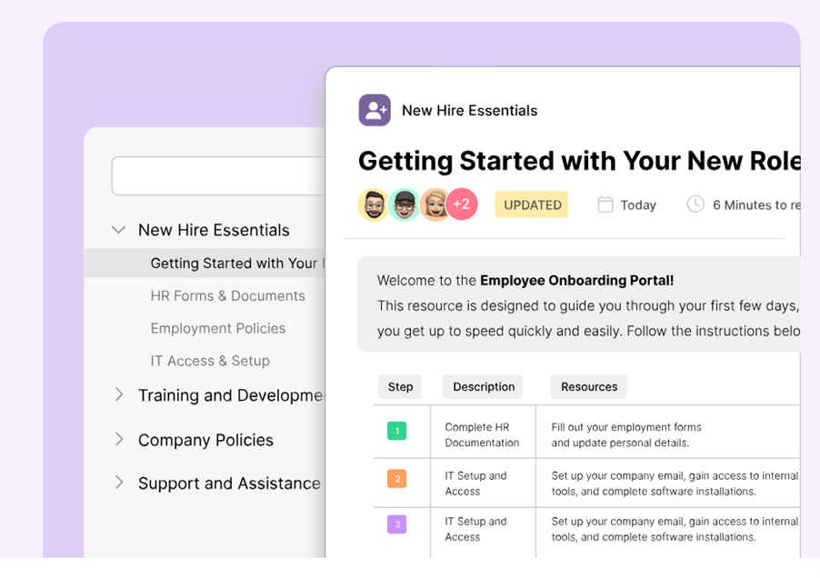 Employee onboarding