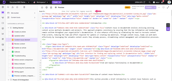 Code view enhancement