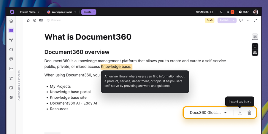 Preview content elements