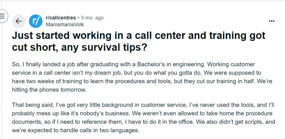 call center reddit