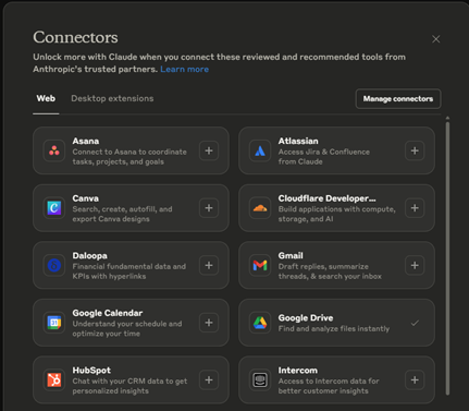 MCP connectors