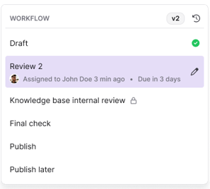 workflow draft