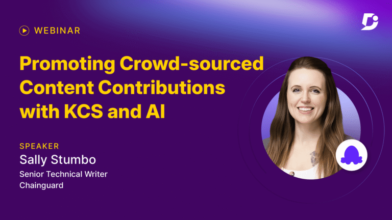 Promoting crowd-sourced content contributions with KCS and AI
