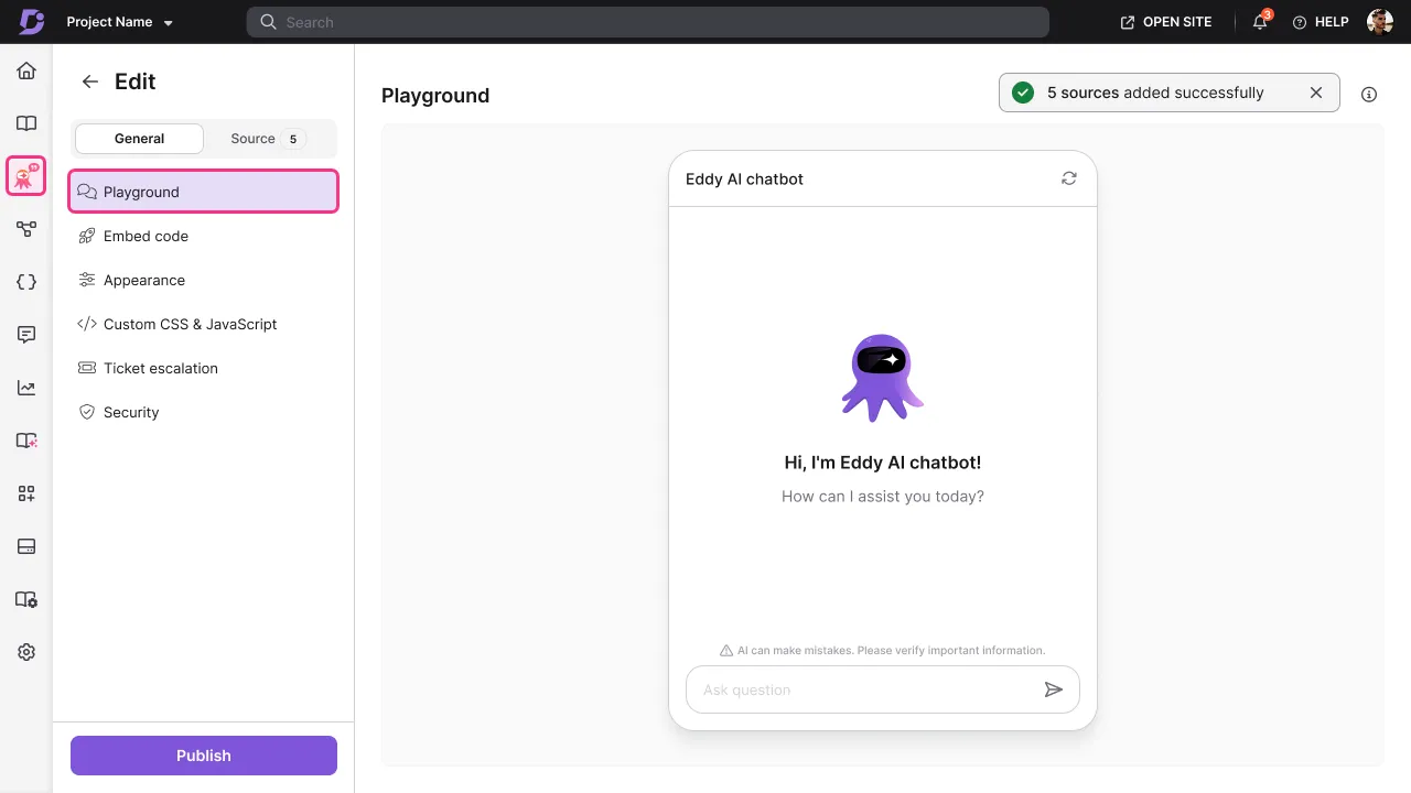 Chatbot launch experimentation diagram