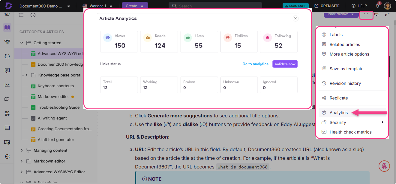 Article Analytics