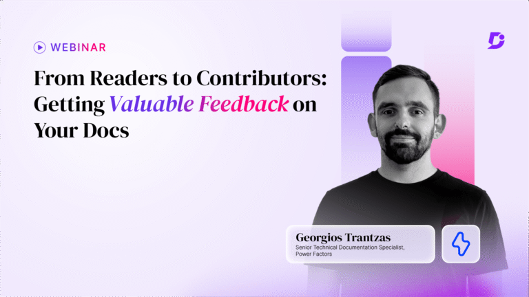 From Readers to Contributors: Getting Valuable Feedback on Your Docs