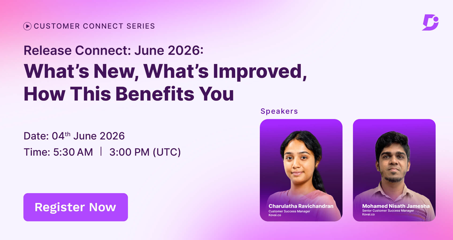 Release Connect: May 2026: What's New, What's Improved, How This Benefits You