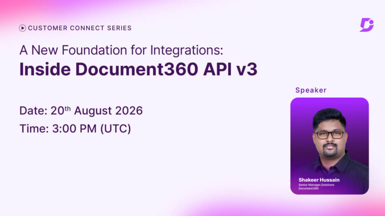 A New Foundation for Integrations: Inside Document360 API v3