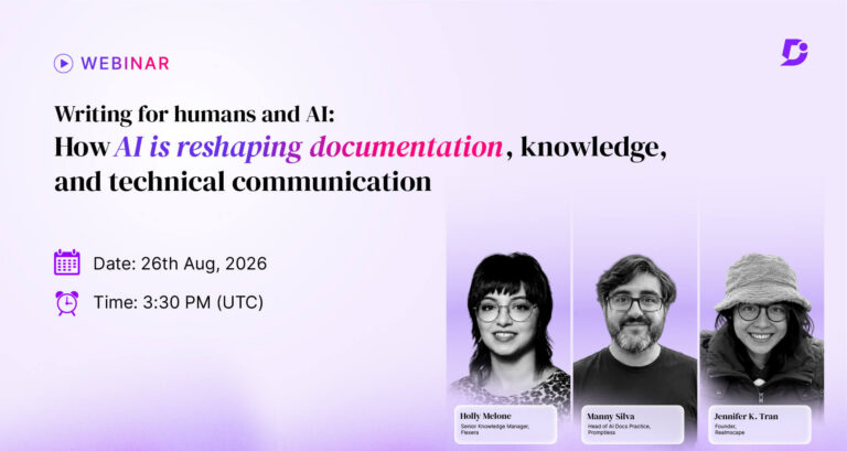 Writing for Humans and AI: How AI Is Reshaping Documentation, Knowledge, and Technical Communication